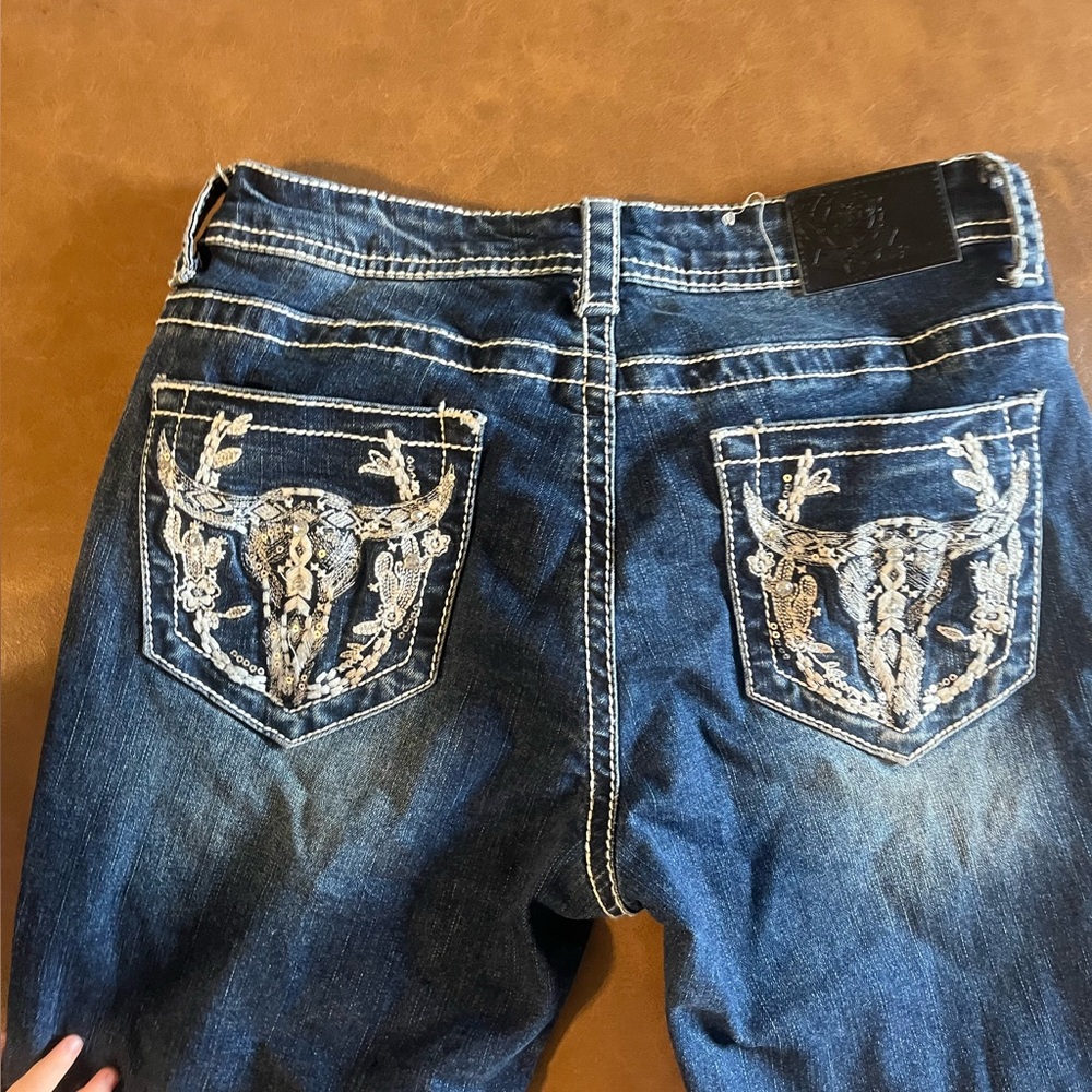 Cedar Rose Women’s Western Style Cowgirl Blue Jeans